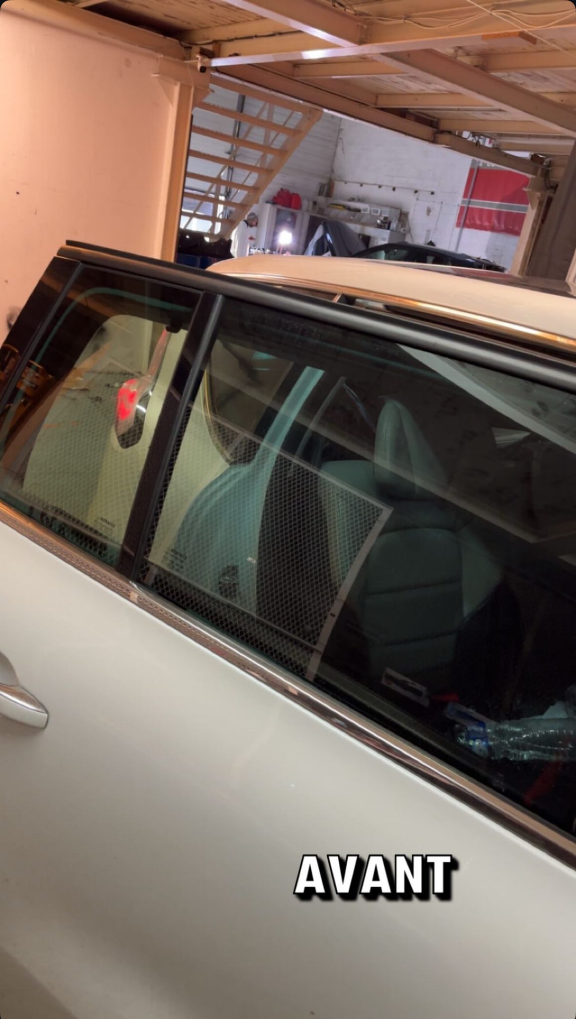 Renault Espace 5 avant vitres teintées par AZM Custom